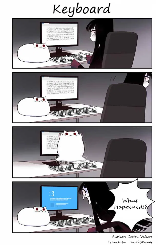 Creepy Cat: Neko to Watashi no Kimyou na Seikatsu Chapter 38 – Page 1