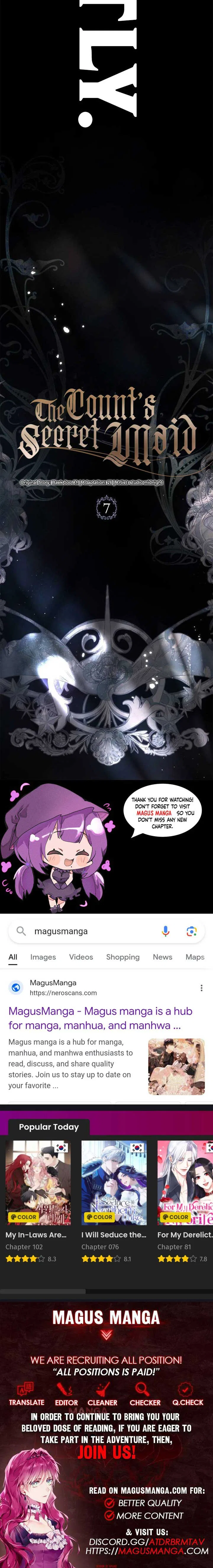 The Count’s Secret Maid Chapter 7 – Page 10