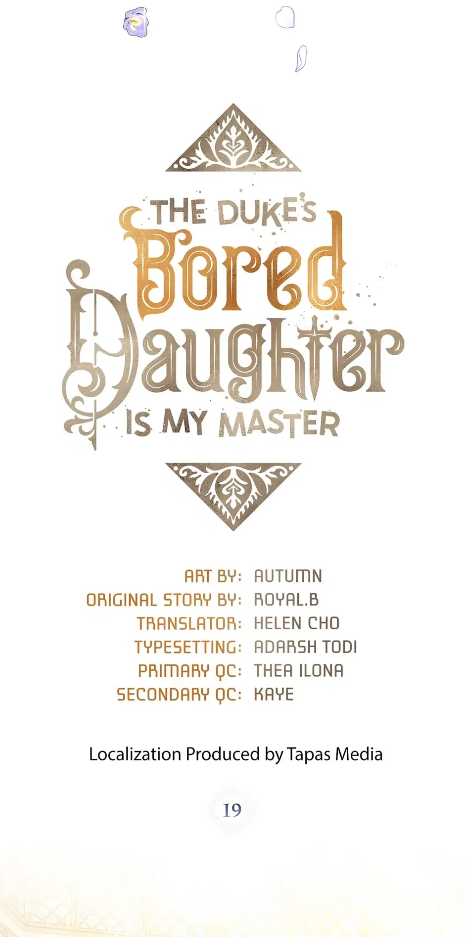 The Duke’s Bored Daughter is My Master Chapter 19 – Page 4