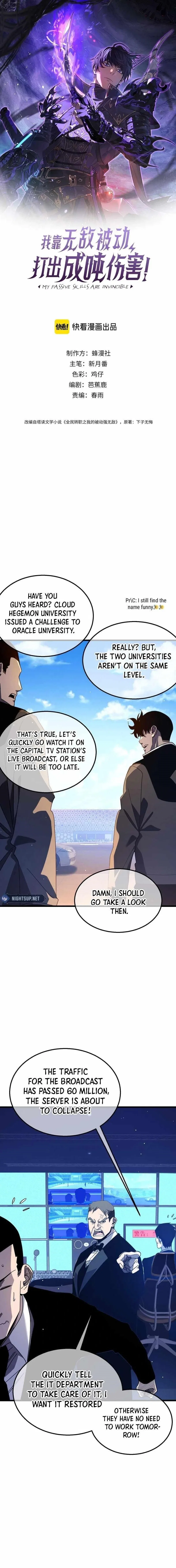 I Rely on My Invincibility to Deal Tons of Damage Passively! Chapter 54 – Page 1