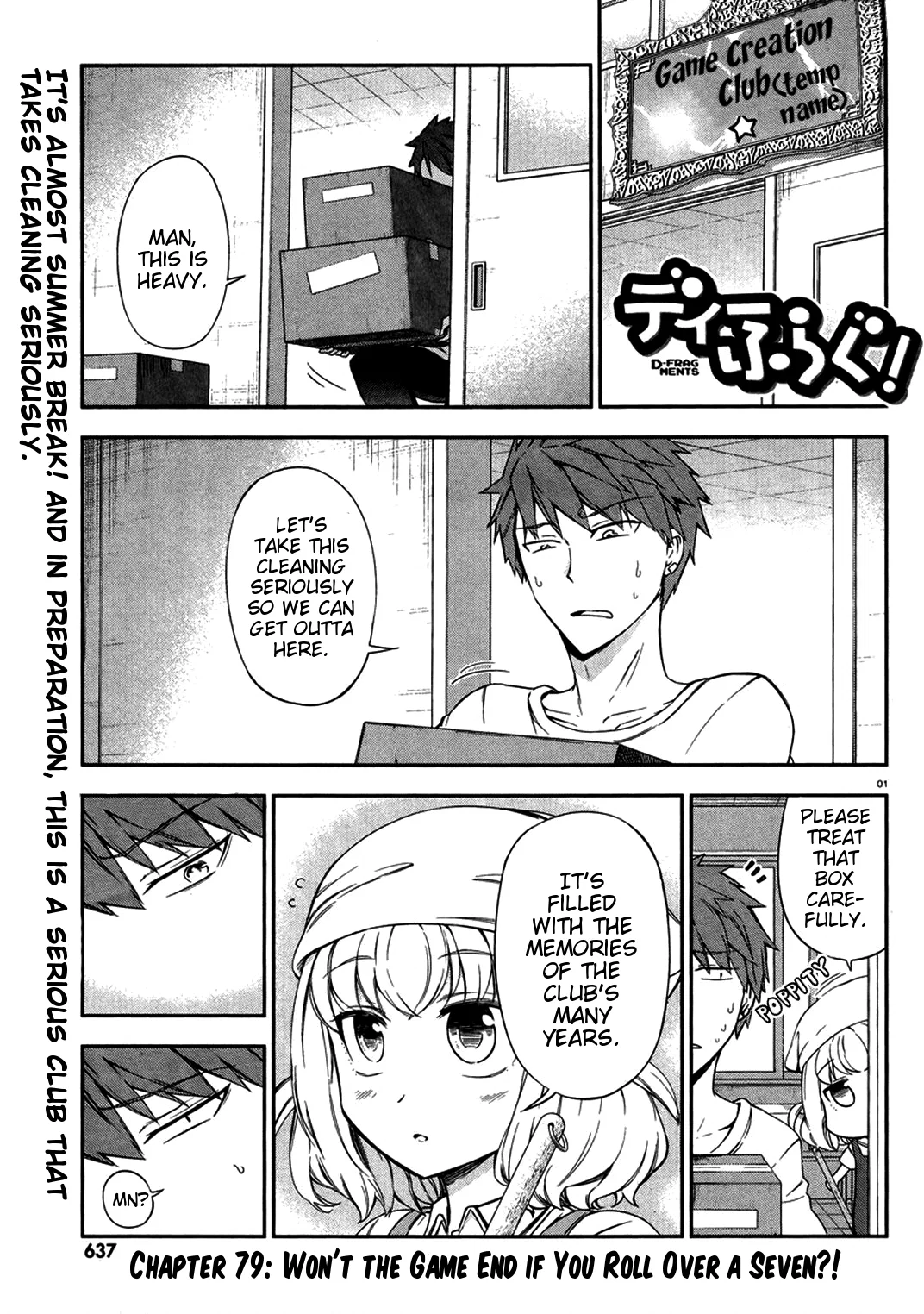 D-Frag! Chapter 79 – Page 1