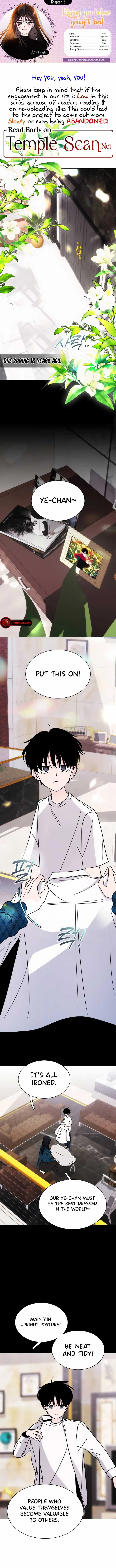 KISSING YOU BEFORE GOING TO BED Chapter 13 – Page 1