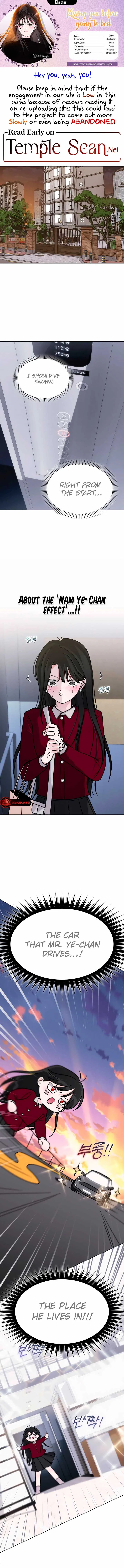 KISSING YOU BEFORE GOING TO BED Chapter 11 – Page 1