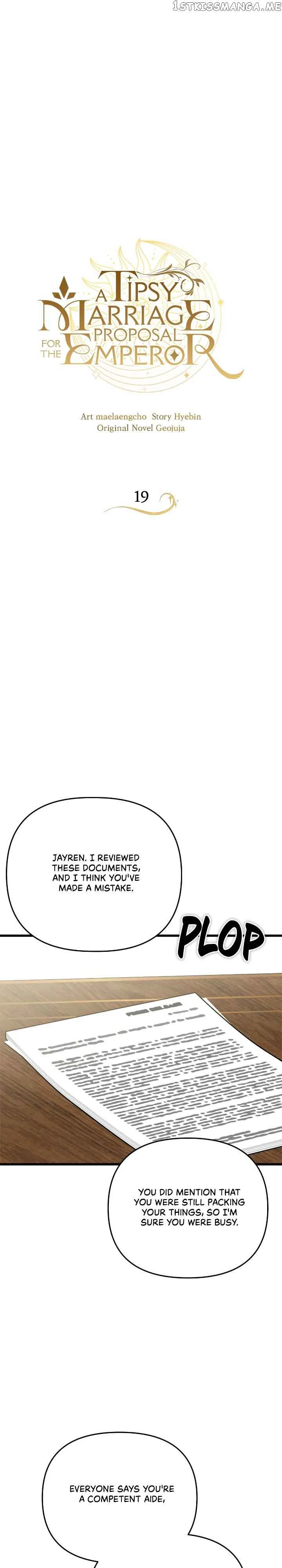 A Tipsy Marriage Proposal for the Emperor Chapter 19 – Page 4
