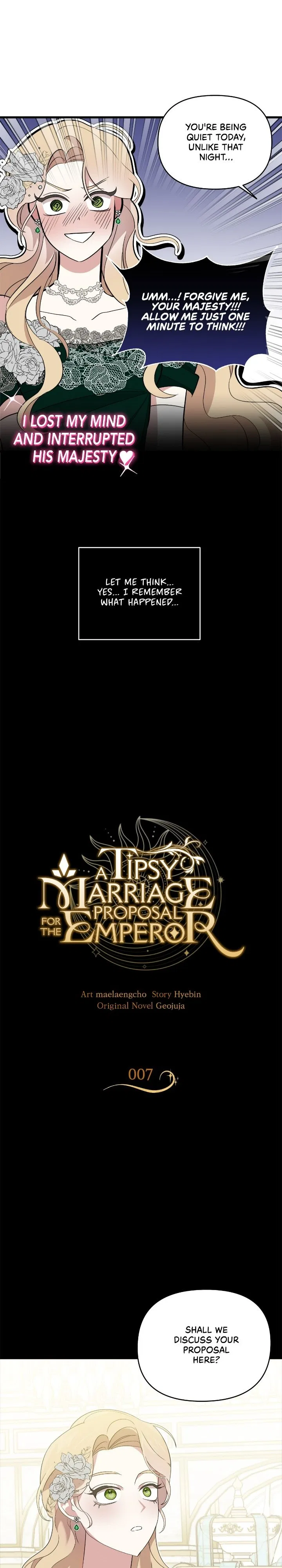 A Tipsy Marriage Proposal for the Emperor Chapter 7 – Page 4