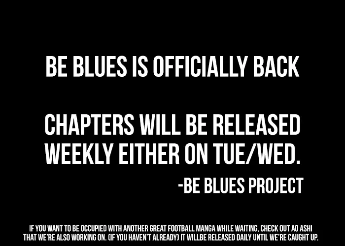 BE BLUES ~Ao ni Nare~ Chapter 416 – Page 1