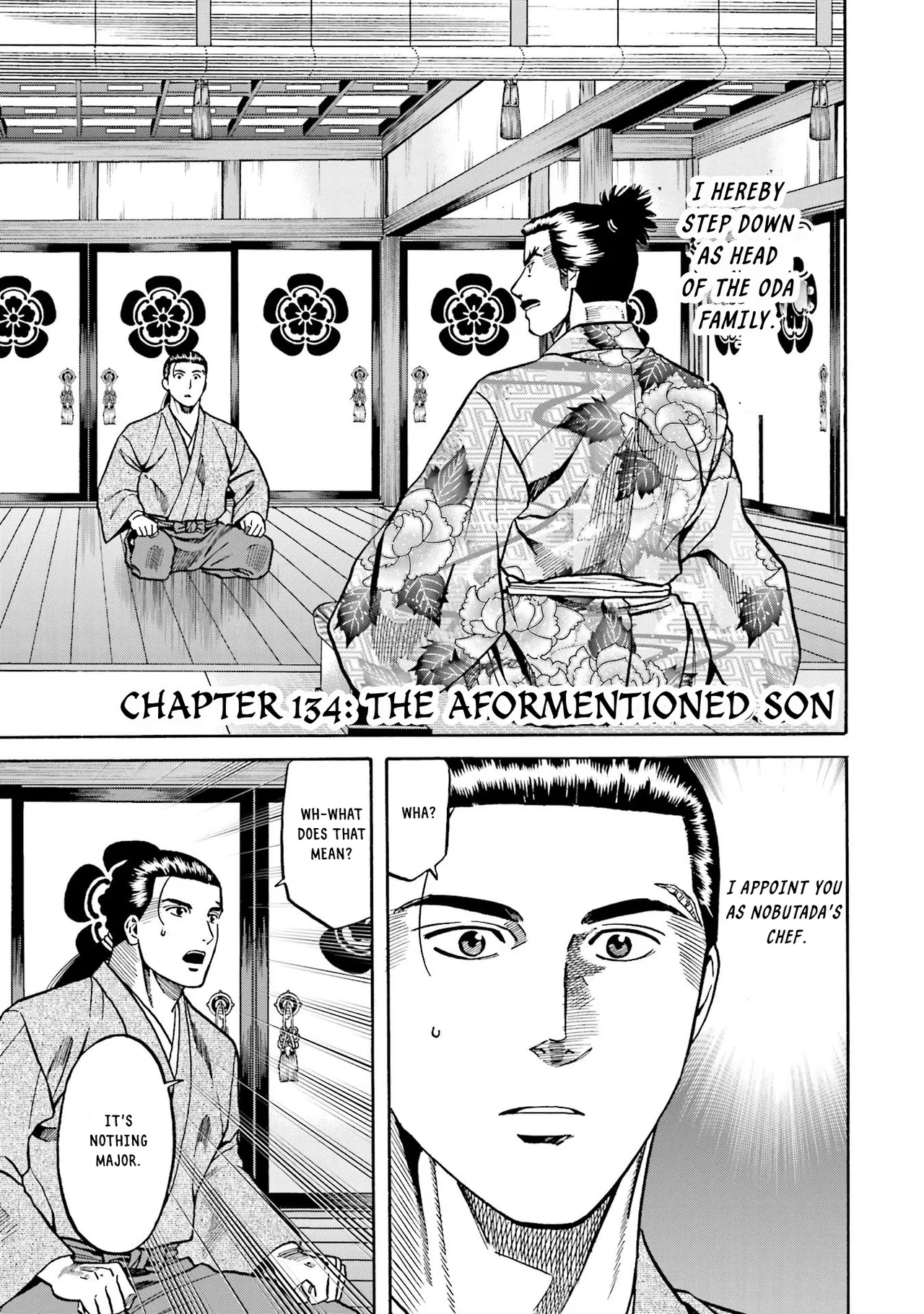 Nobunaga no Chef Chapter 134 – Page 1