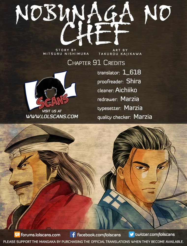 Nobunaga no Chef Chapter 91 – Page 1