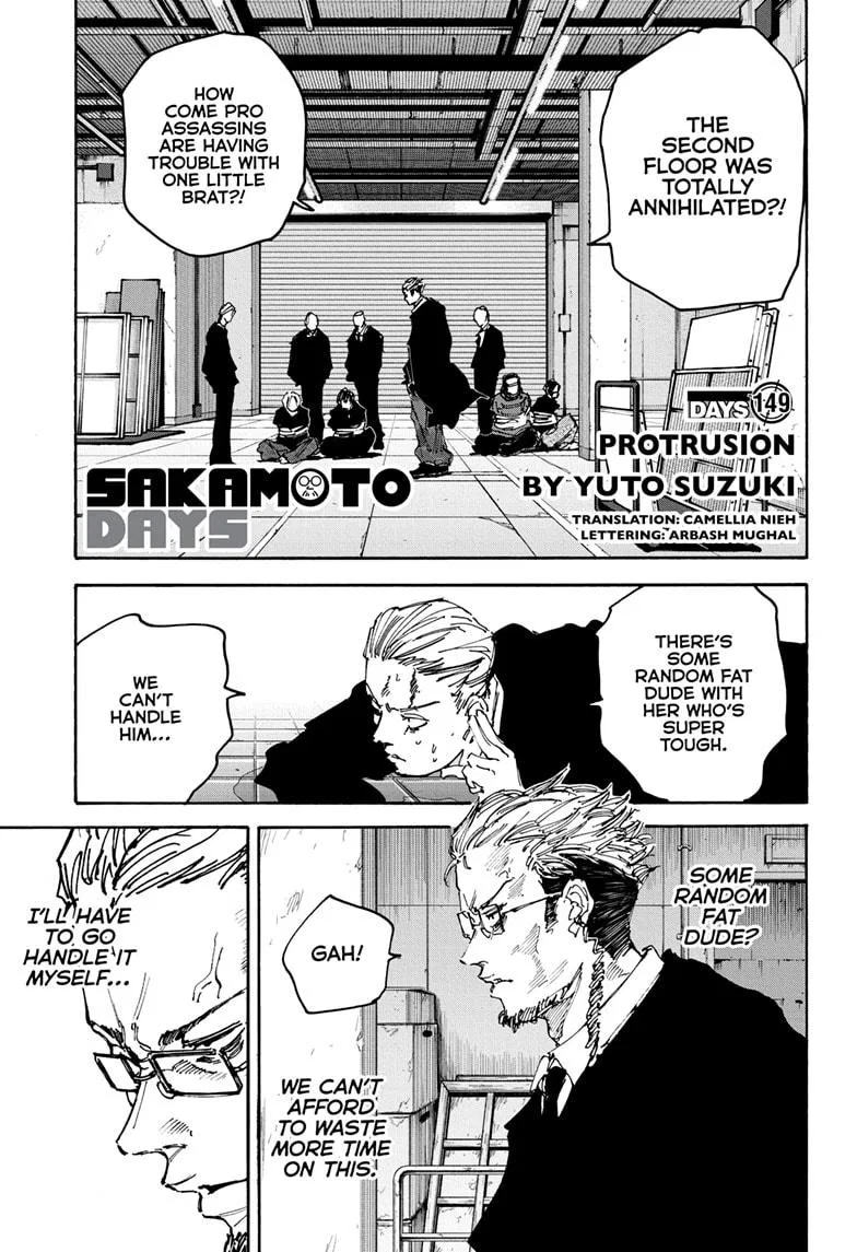 Sakamoto Days Chapter 149 – Page 1