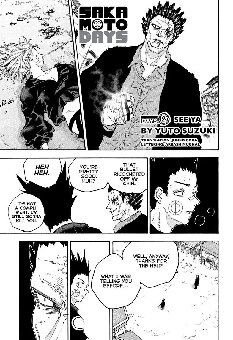 Sakamoto Days Chapter 127 – Page 1