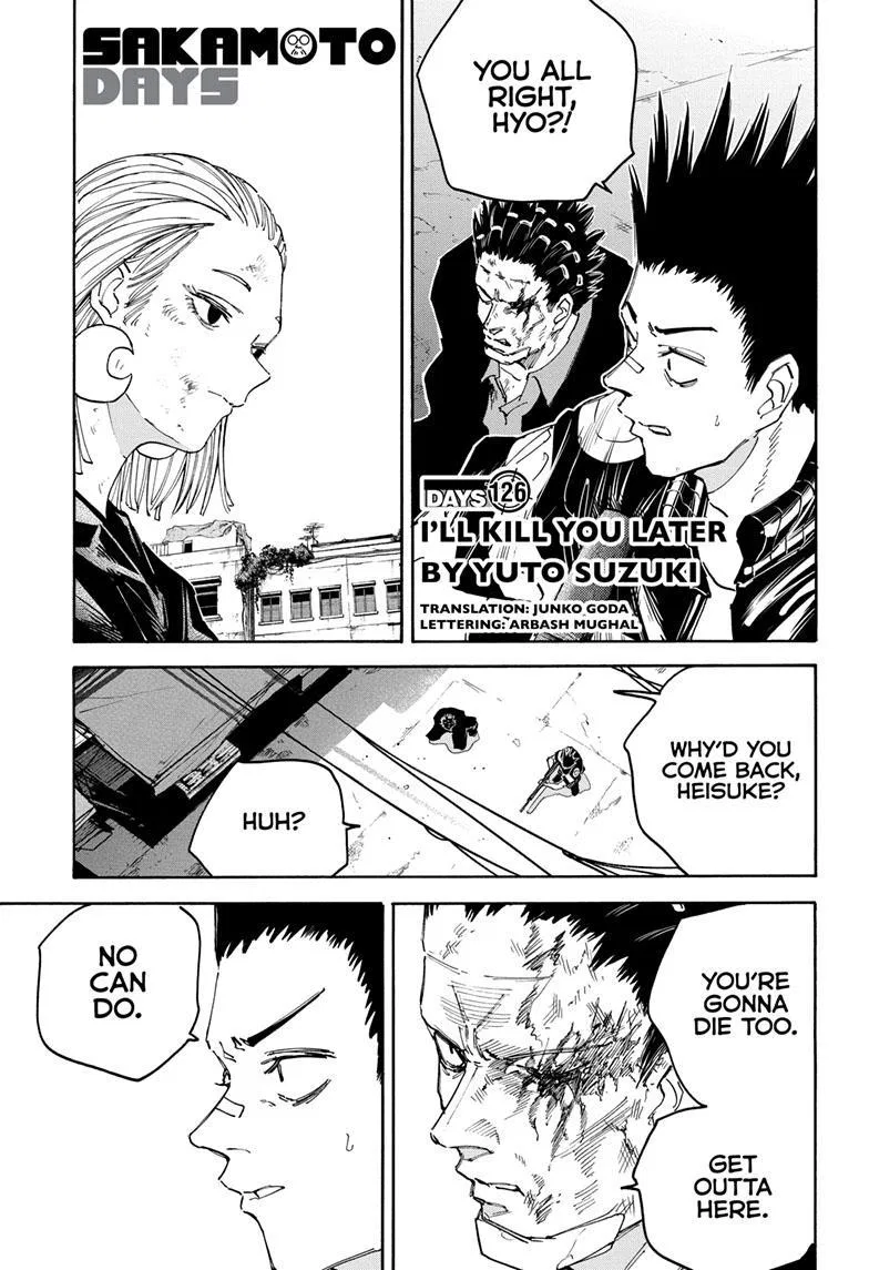 Sakamoto Days Chapter 126 – Page 1