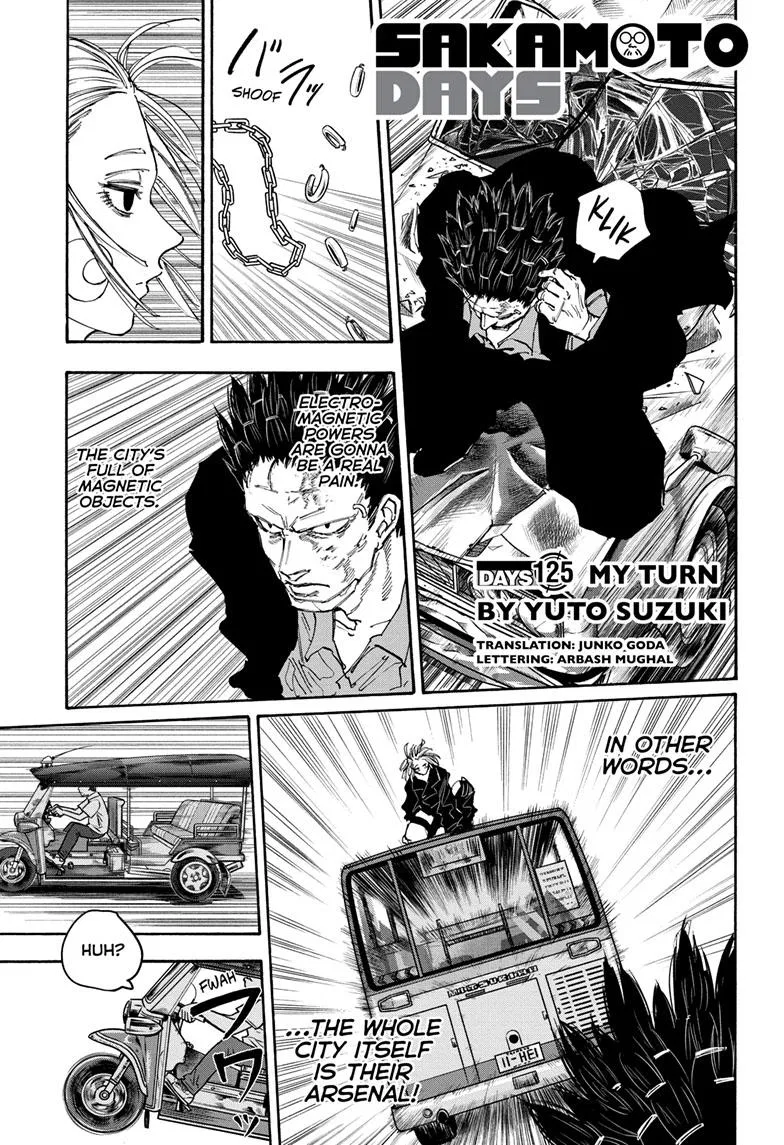 Sakamoto Days Chapter 125 – Page 1