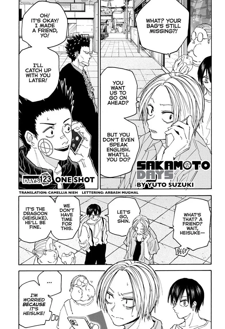 Sakamoto Days Chapter 123 – Page 1