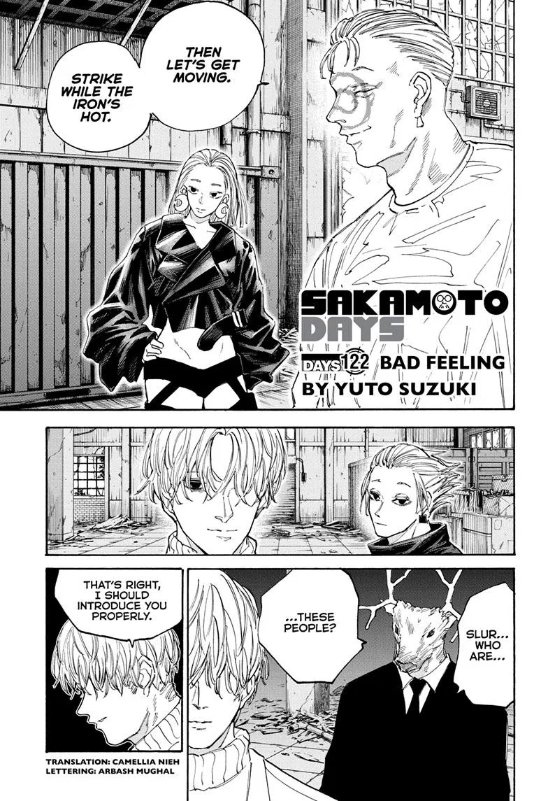 Sakamoto Days Chapter 122 – Page 1