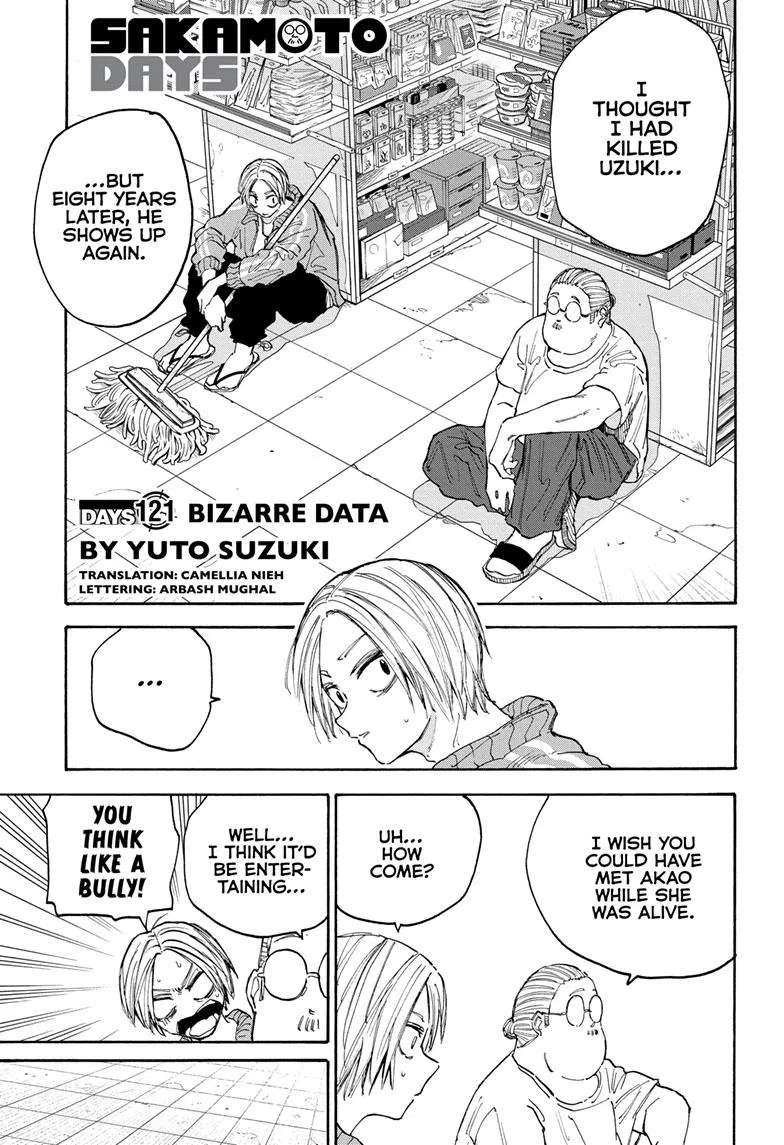 Sakamoto Days Chapter 121 – Page 1