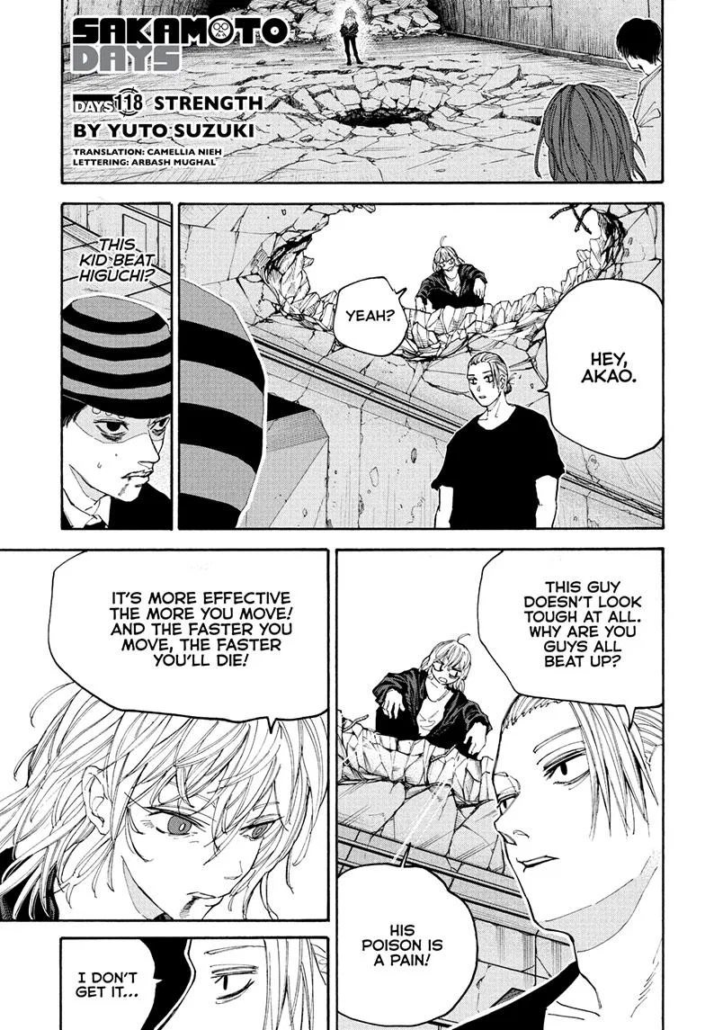 Sakamoto Days Chapter 118 – Page 1