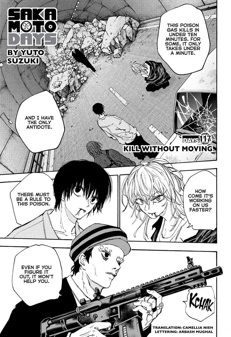 Sakamoto Days Chapter 117 – Page 1