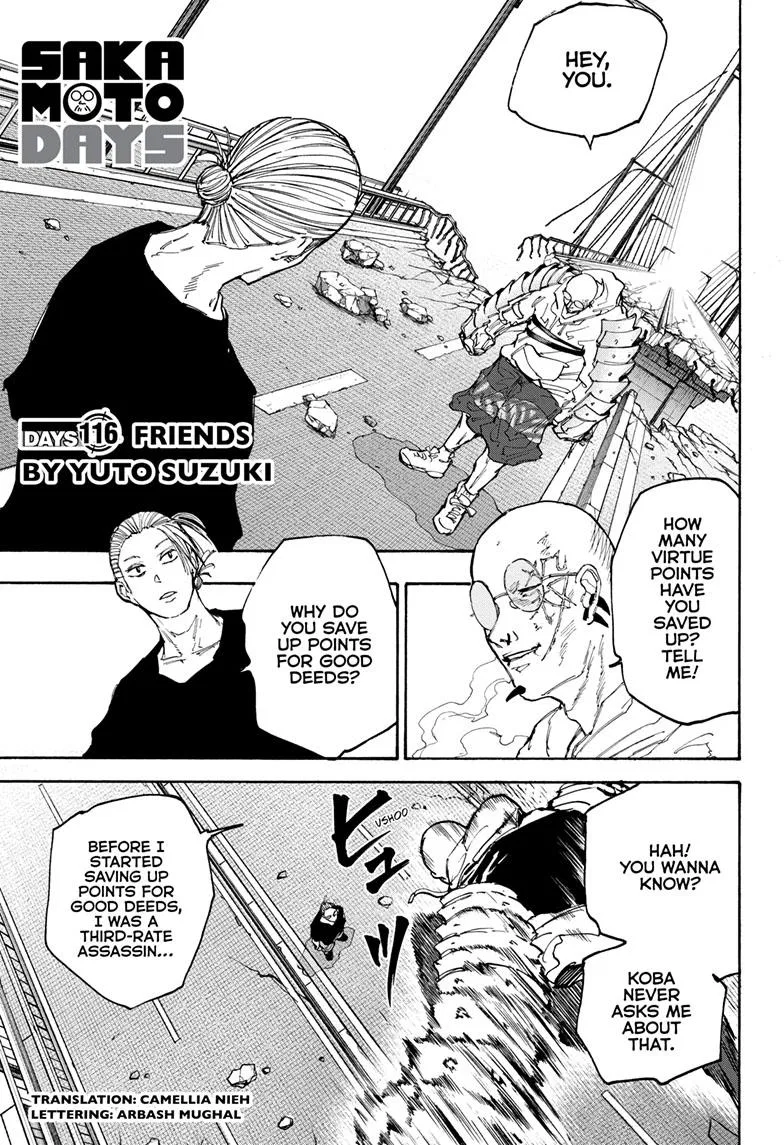 Sakamoto Days Chapter 116 – Page 1