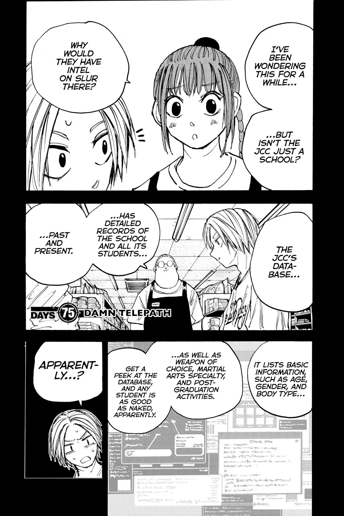 Sakamoto Days Chapter 75 – Page 1