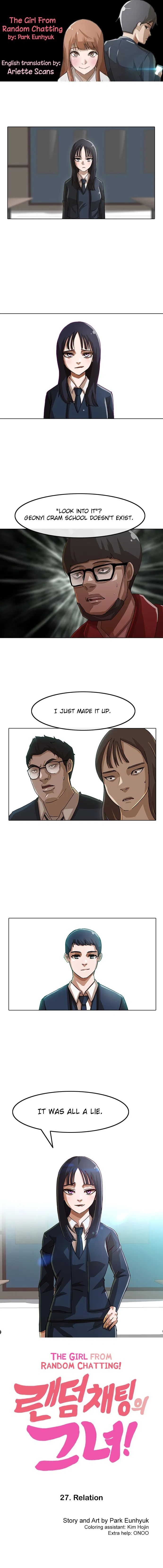 The Girl from Random Chatting Chapter 27 – Page 1
