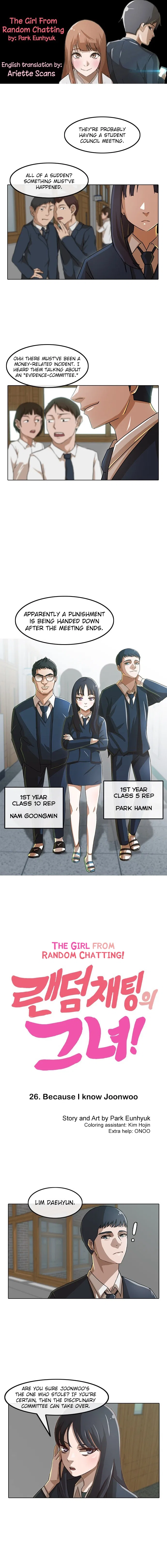 The Girl from Random Chatting Chapter 26 – Page 1