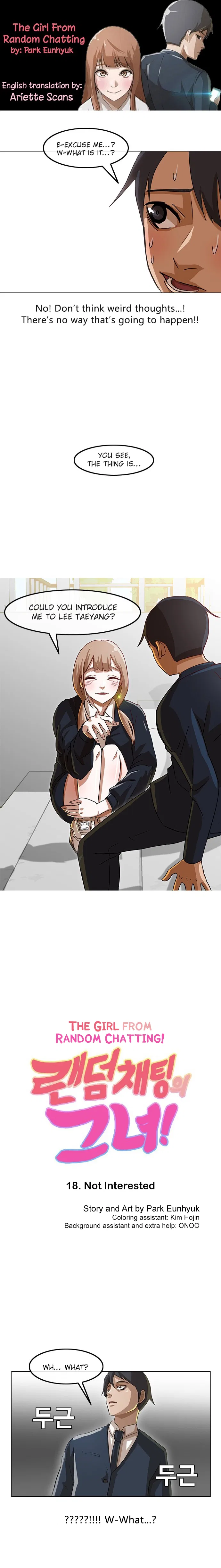 The Girl from Random Chatting Chapter 18 – Page 1