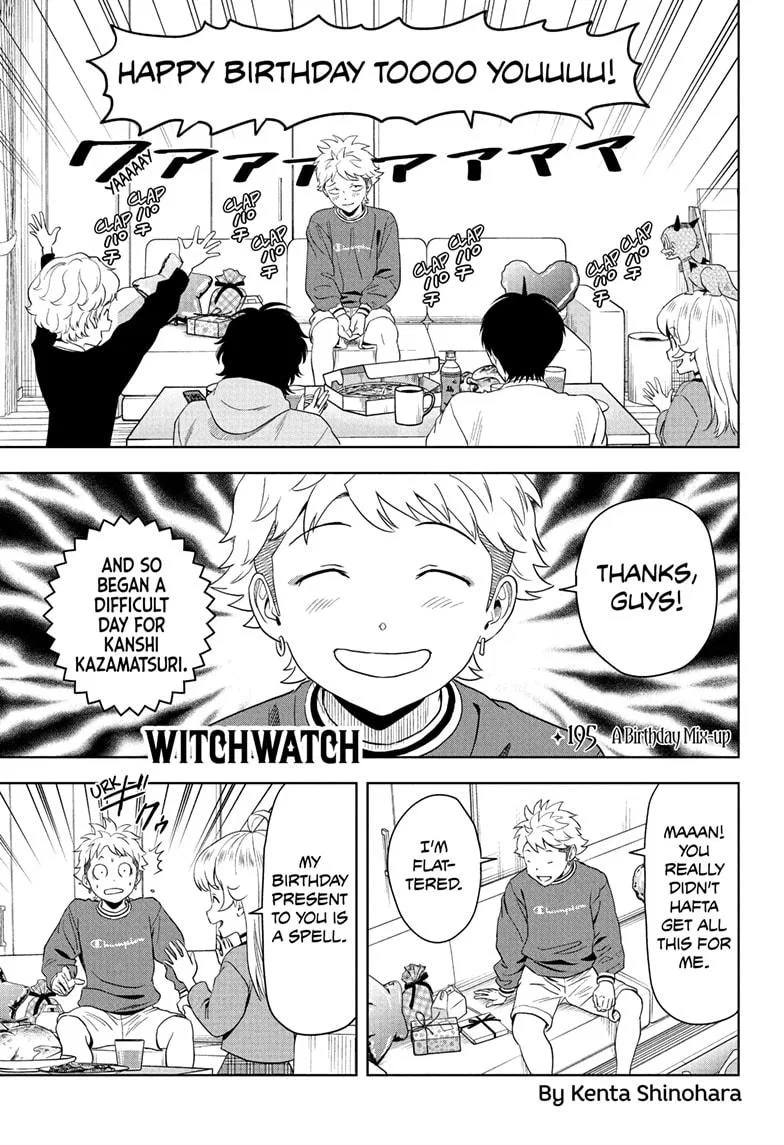 Witch Watch Chapter 195 – Page 1