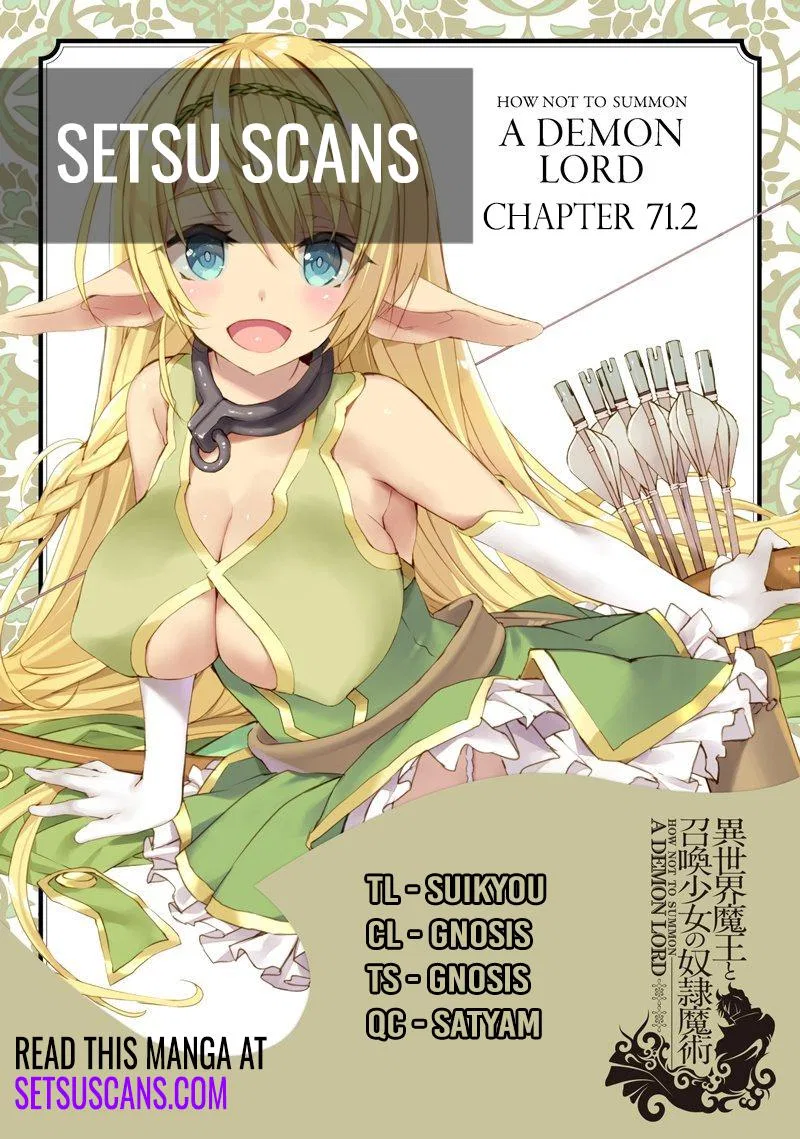 Isekai Maou To Shoukan Shoujo Dorei Majutsu Chapter 71.2 – Page 1