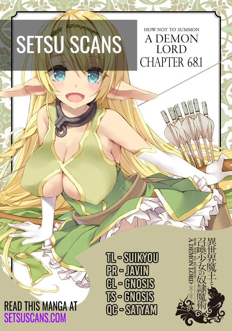Isekai Maou To Shoukan Shoujo Dorei Majutsu Chapter 68.1 – Page 1