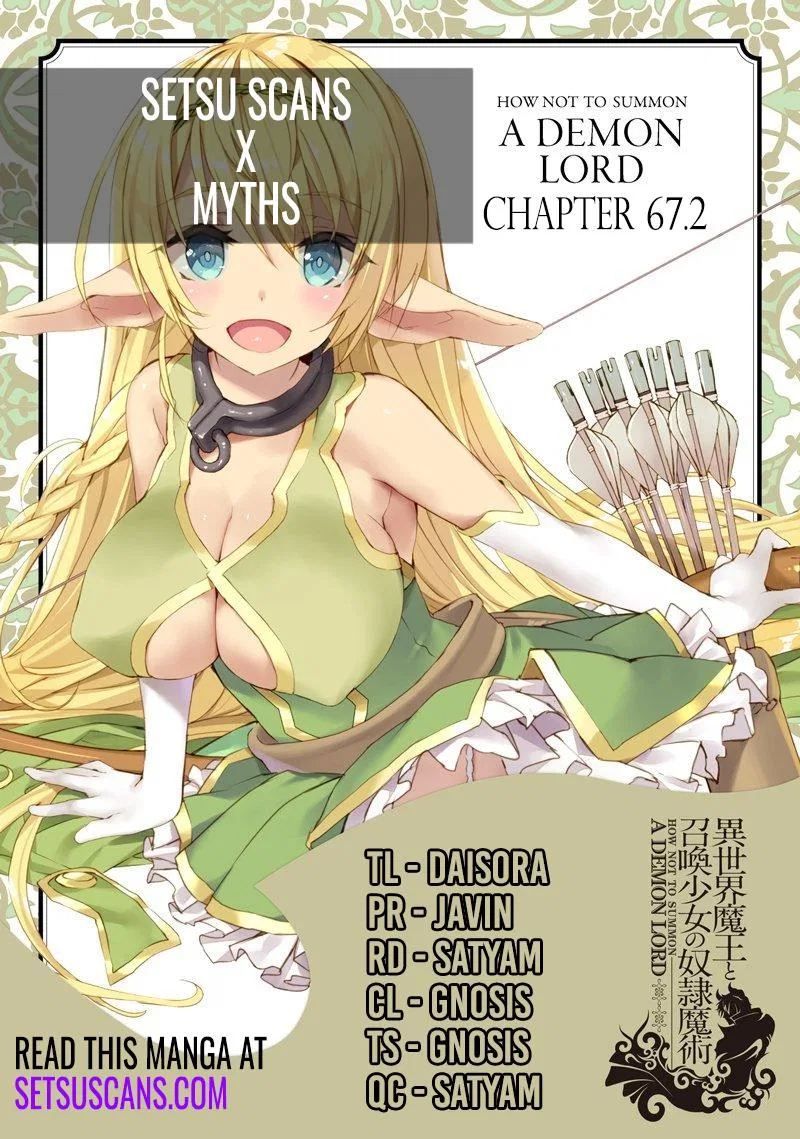 Isekai Maou To Shoukan Shoujo Dorei Majutsu Chapter 67.2 – Page 1
