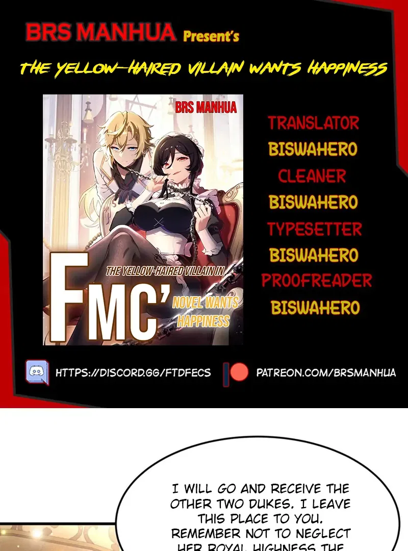 The Yellow-haired Villain in Female Main Character’s Novel wants Happiness Chapter 5 – Page 1