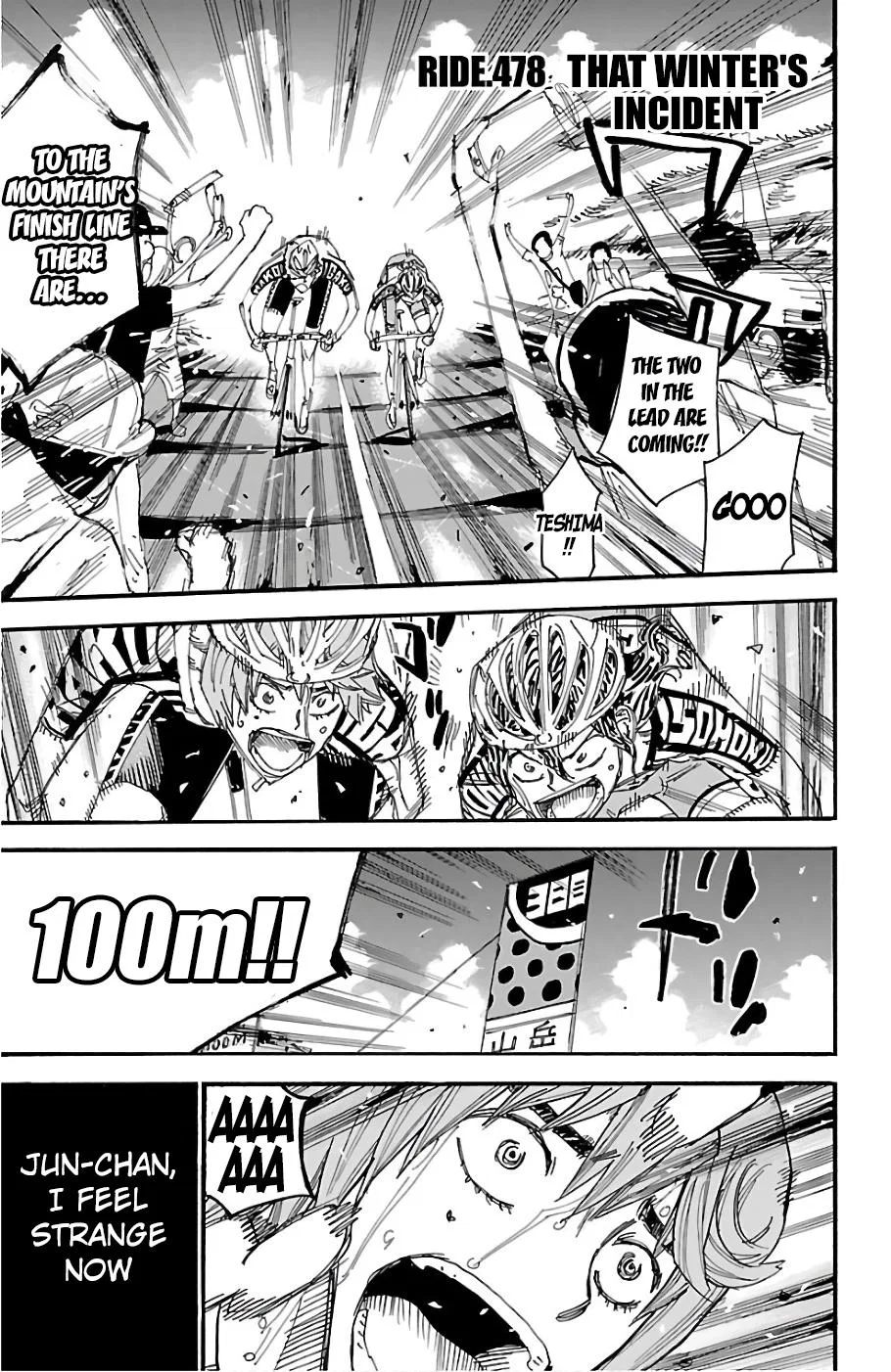 Yowamushi Pedal Chapter 478 – Page 1