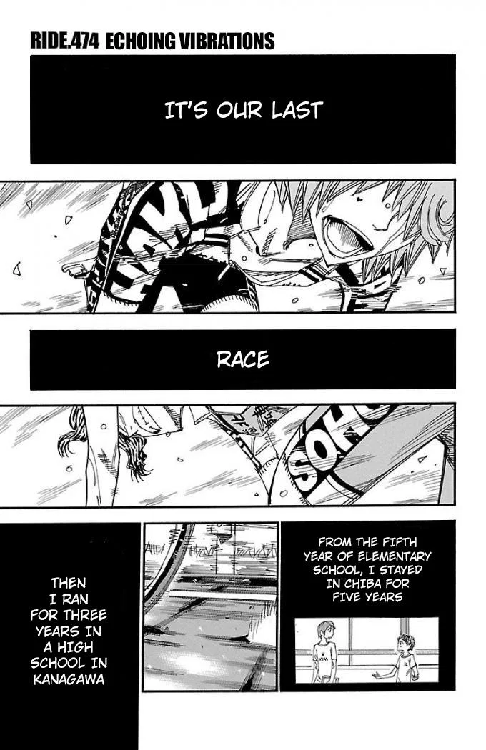 Yowamushi Pedal Chapter 474 – Page 1