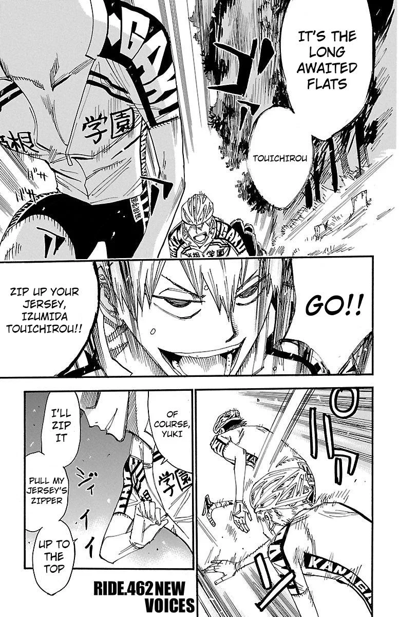 Yowamushi Pedal Chapter 462 – Page 1