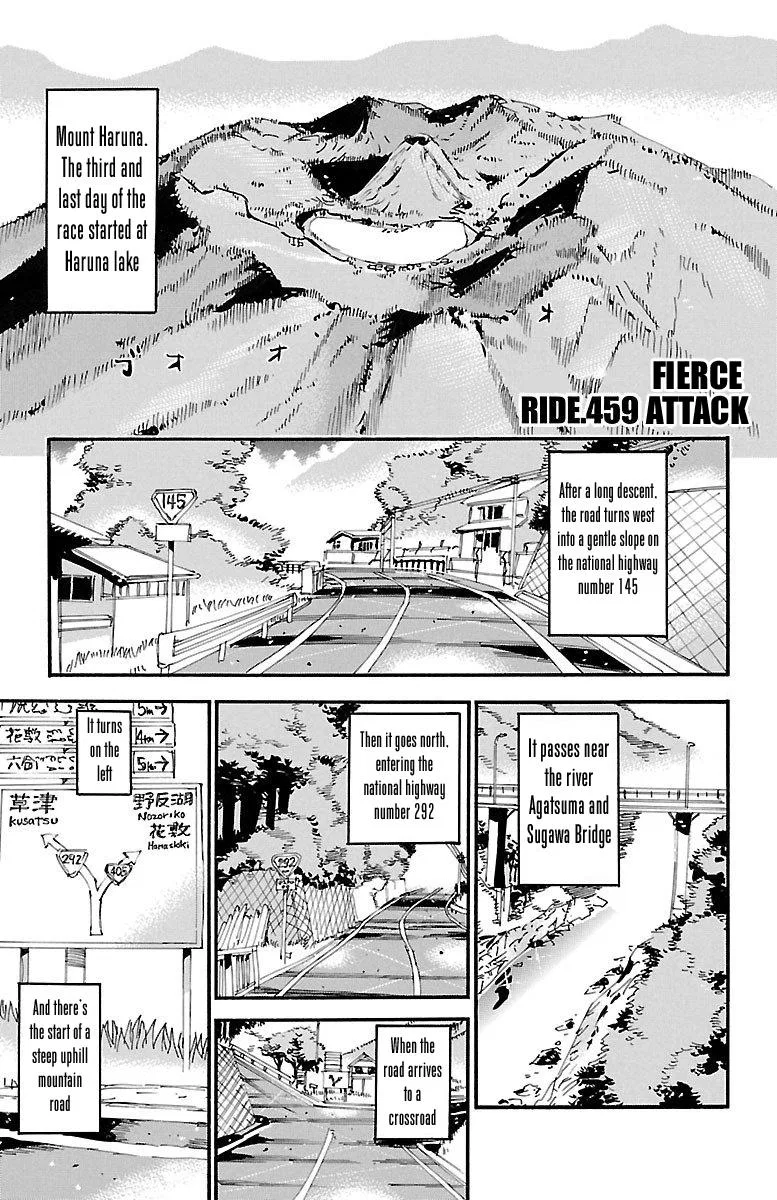 Yowamushi Pedal Chapter 459 – Page 1