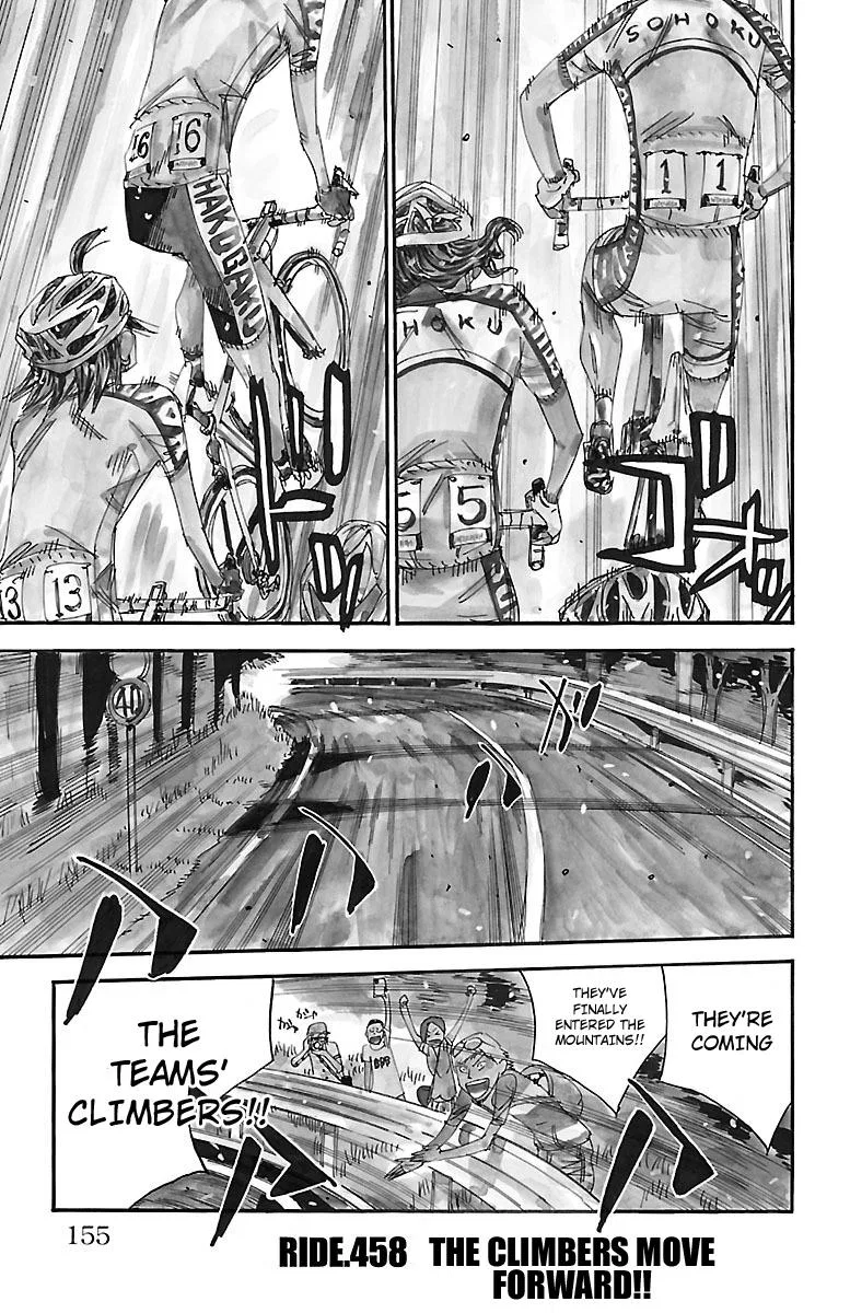 Yowamushi Pedal Chapter 458 – Page 1
