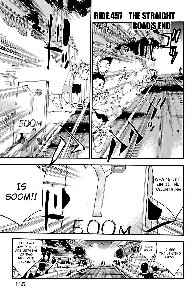Yowamushi Pedal Chapter 457 – Page 1