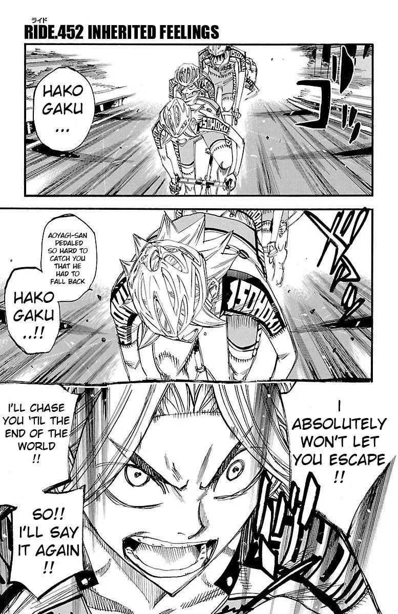 Yowamushi Pedal Chapter 452 – Page 1