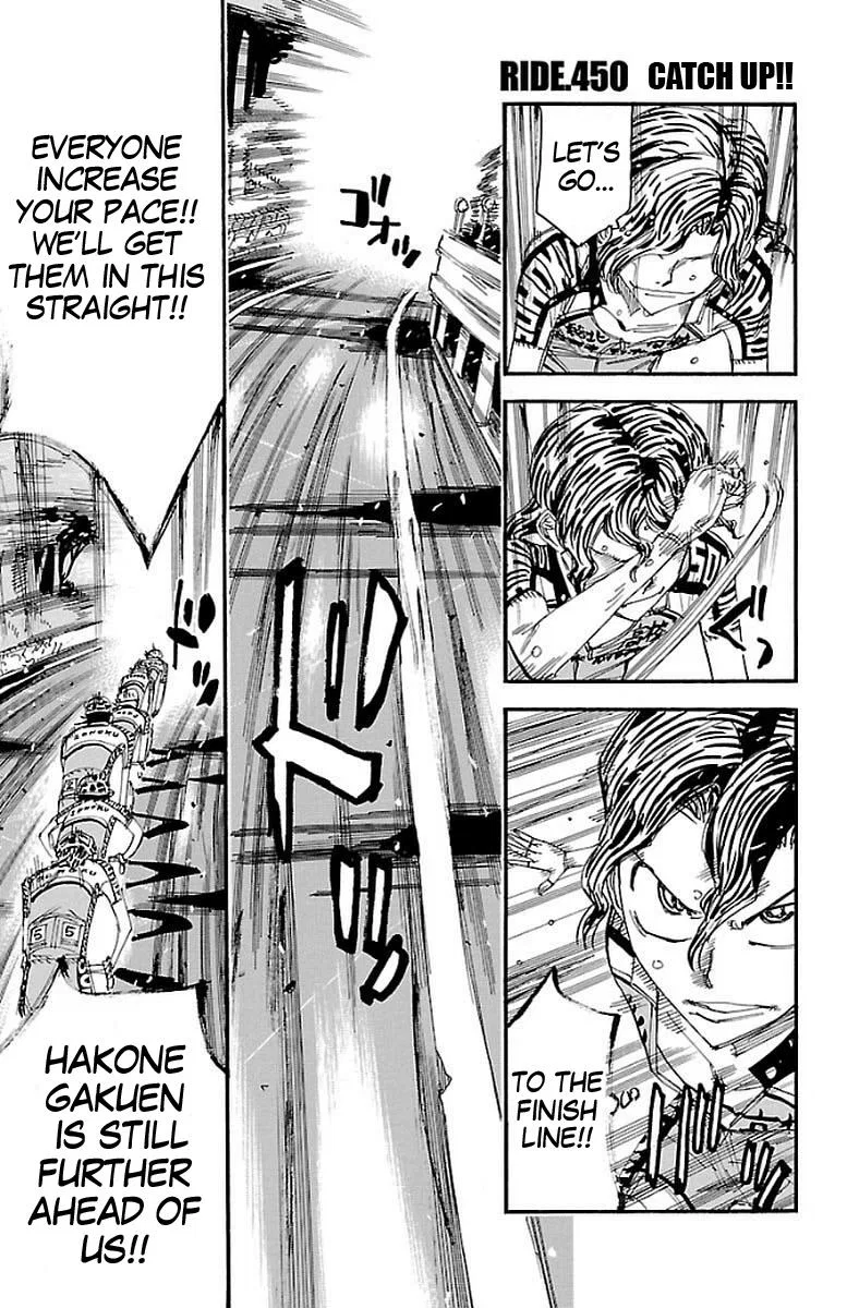 Yowamushi Pedal Chapter 450 – Page 1