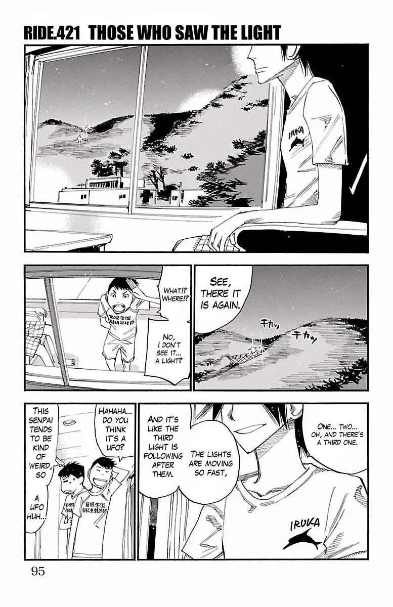 Yowamushi Pedal Chapter 421 – Page 1