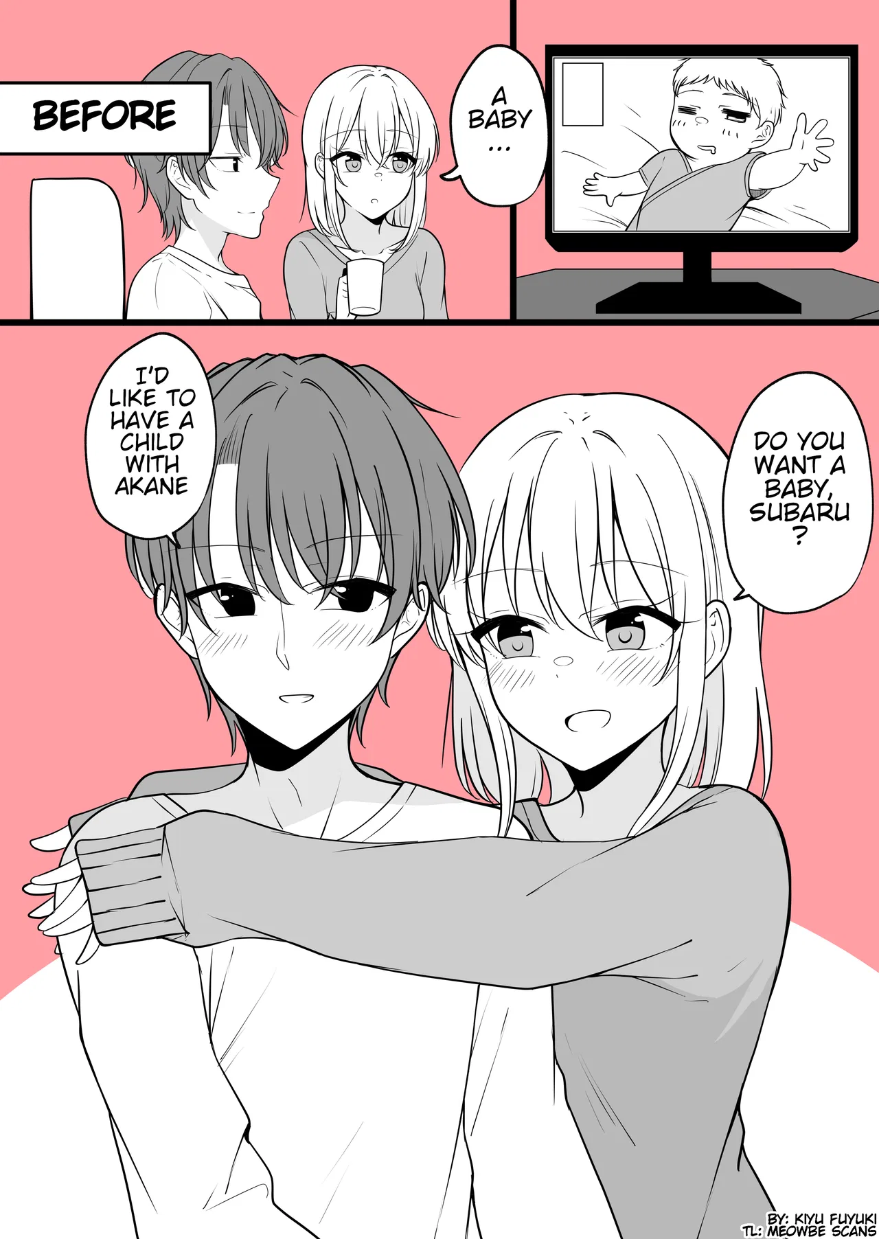 Aru Hi Kareshi ga Onnanoko ni Natteshimatta Couple no Nichijou Chapter 49 – Page 1
