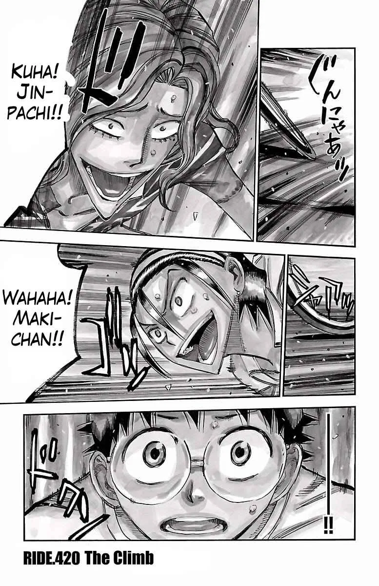 Yowamushi Pedal Chapter 420 – Page 1