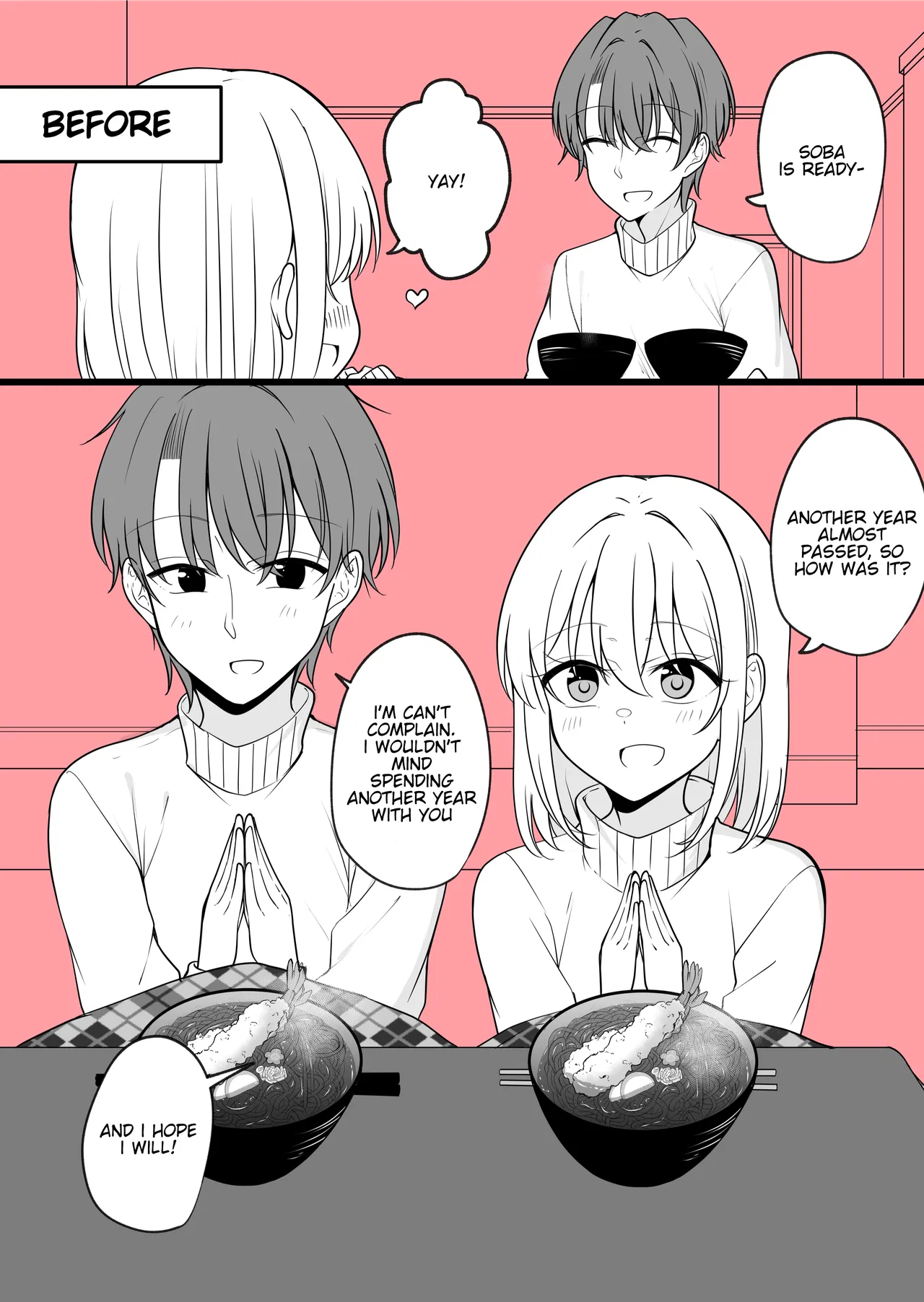 Aru Hi Kareshi ga Onnanoko ni Natteshimatta Couple no Nichijou Chapter 46 – Page 1