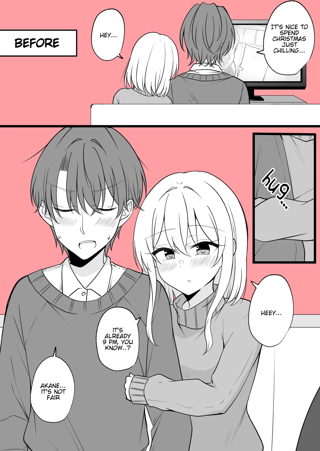 Aru Hi Kareshi ga Onnanoko ni Natteshimatta Couple no Nichijou Chapter 45 – Page 1