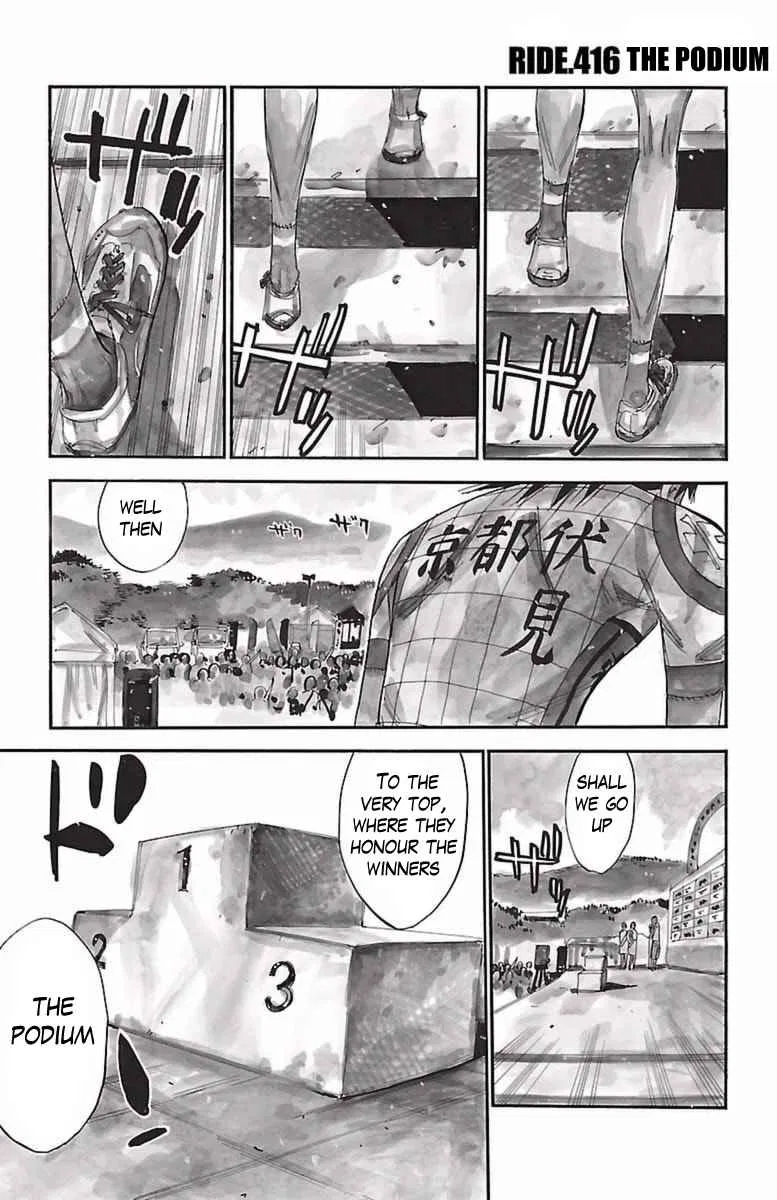 Yowamushi Pedal Chapter 416 – Page 1