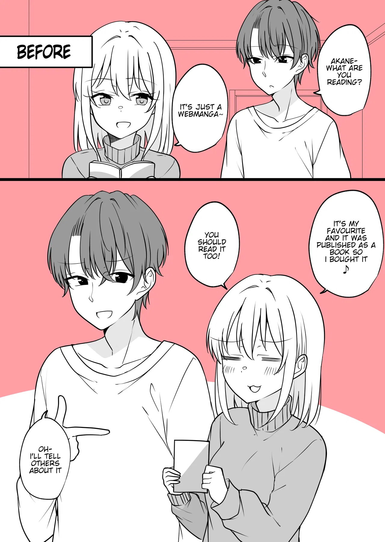 Aru Hi Kareshi ga Onnanoko ni Natteshimatta Couple no Nichijou Chapter 44.5 – Page 2