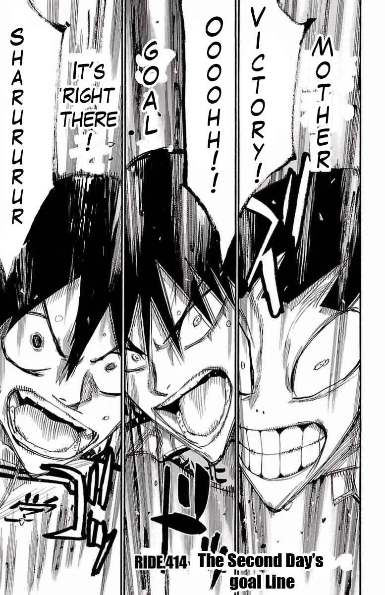 Yowamushi Pedal Chapter 414 – Page 1