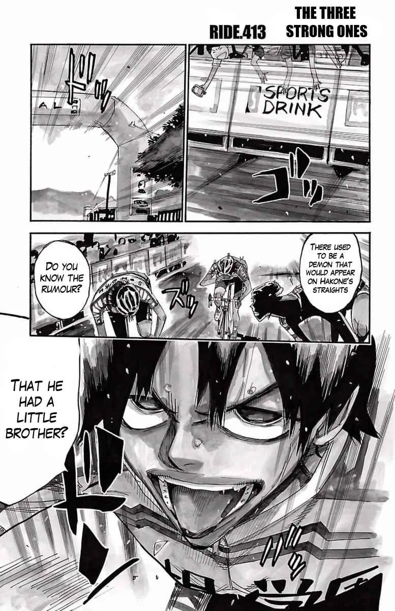 Yowamushi Pedal Chapter 413 – Page 1