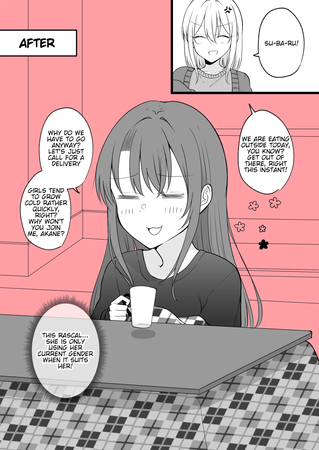 Aru Hi Kareshi ga Onnanoko ni Natteshimatta Couple no Nichijou Chapter 41 – Page 2