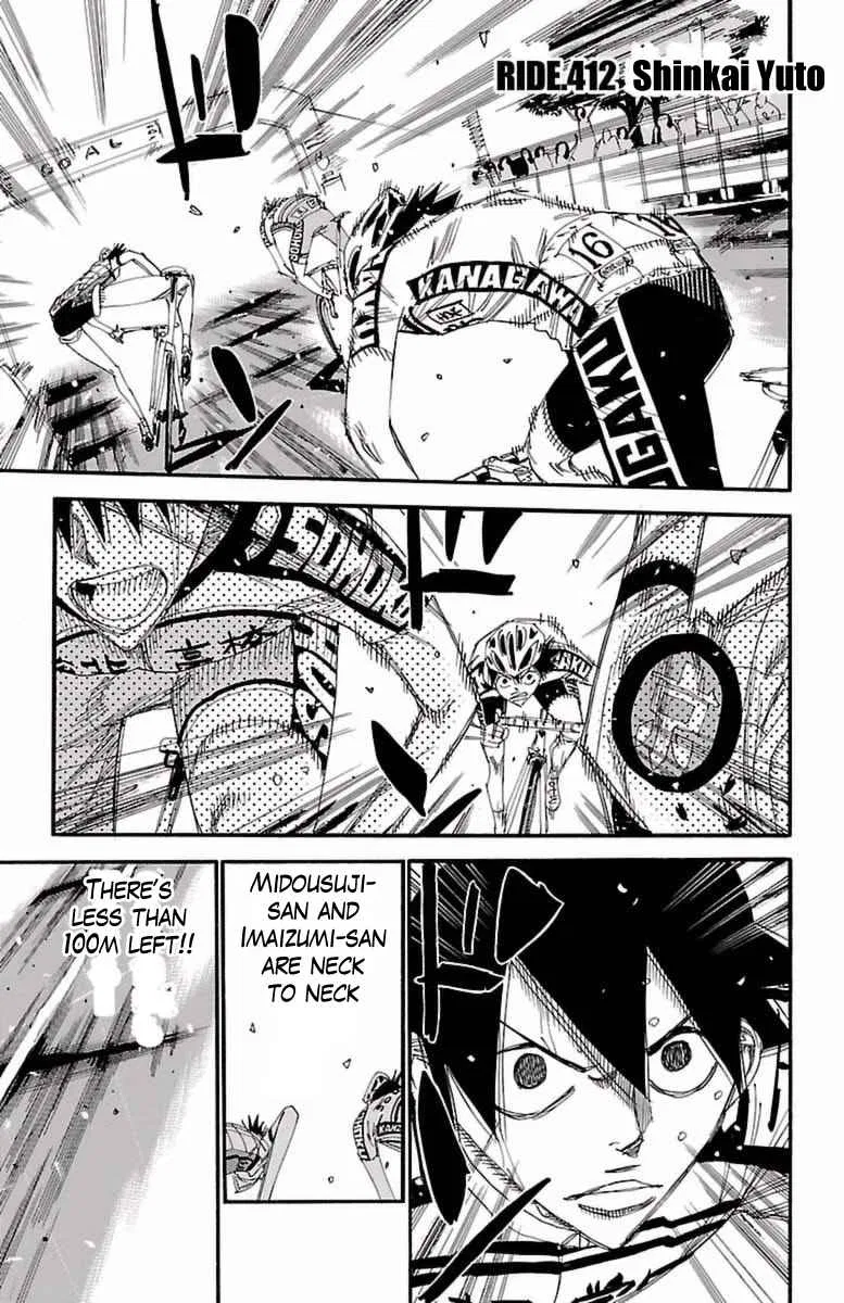 Yowamushi Pedal Chapter 412 – Page 1
